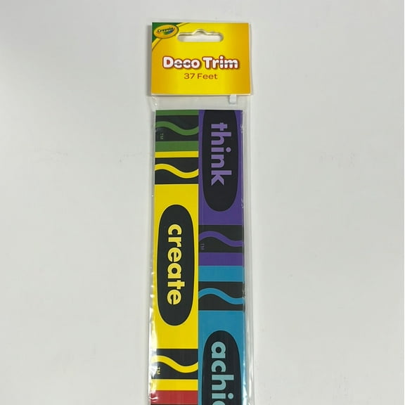 Eureka Crayola Inspirational Words Deco Trim (EU 845674)