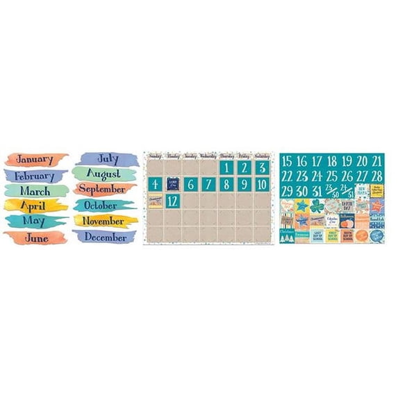 Eureka EU-847626-2 Confetti Splash Calendar Set - Set of 2