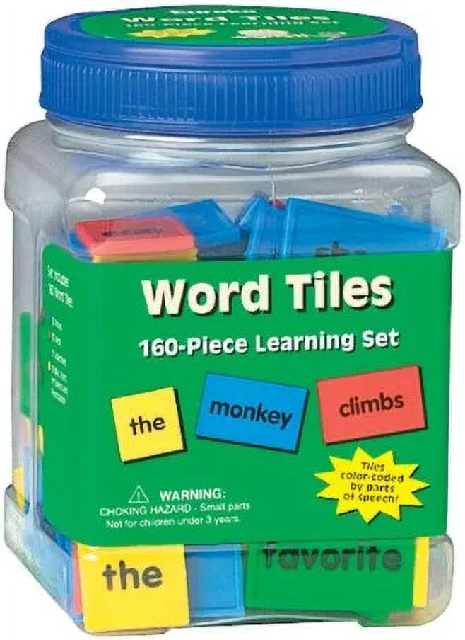 Eureka Educational Tub of Word Tiles Classroom Supplies for Teachers,160 pc  (867450) 