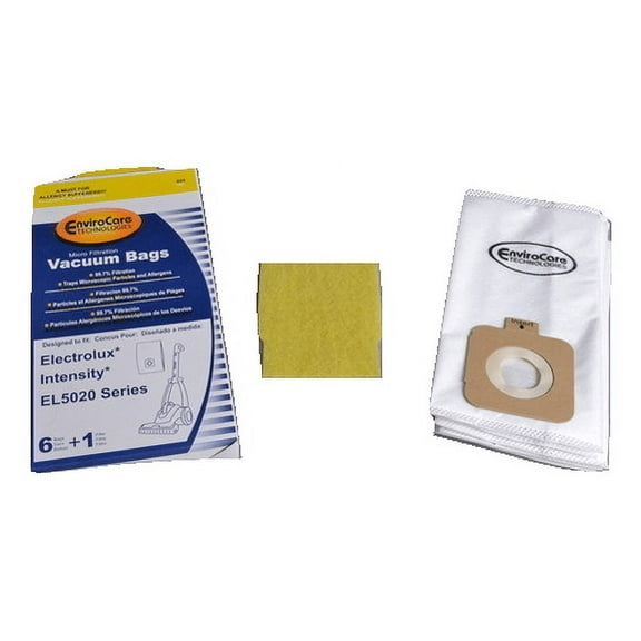 Eureka &Electrolux Paper Bags 6 PK EL5020 Intensity 1 Premotor Foam Filter Included - 225