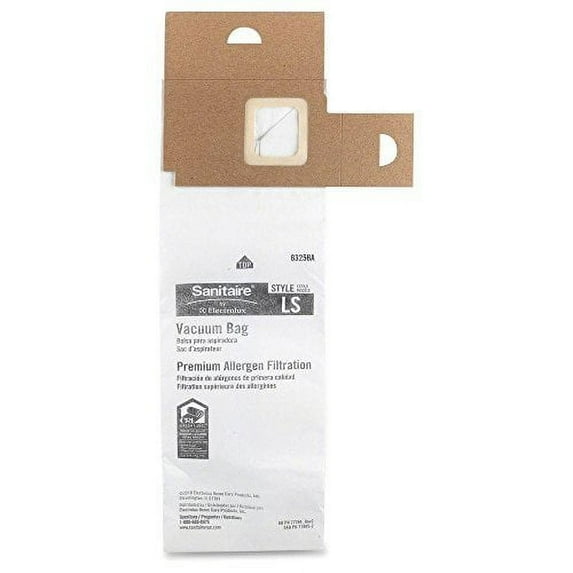 Eureka Electrolux Sanitaire Paper Bag, Style Ls Arm & Hammer 5Pk #63256A-10