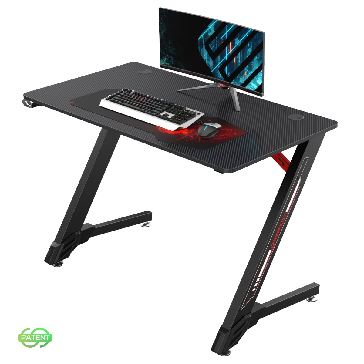 ErgoEdge Deskpad with Ergonomic Foam Edge for Office, Home, and Gaming 