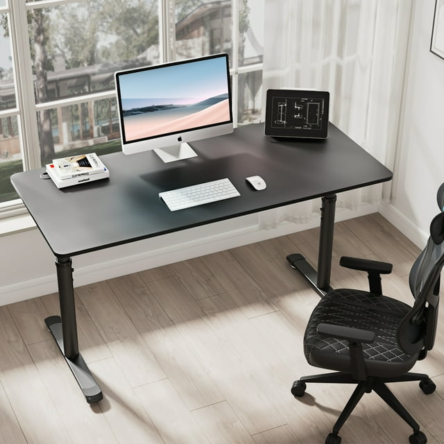 Eureka Ergonomic 60 inch Height Adjustable Standing Desk, Home Office