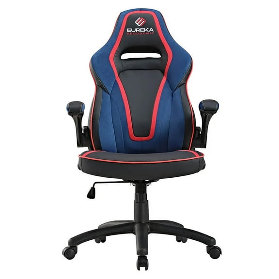 Eureka Ergonomic ERKGC10BU Vortex Ergonomic Gaming Chair - Red/Blue