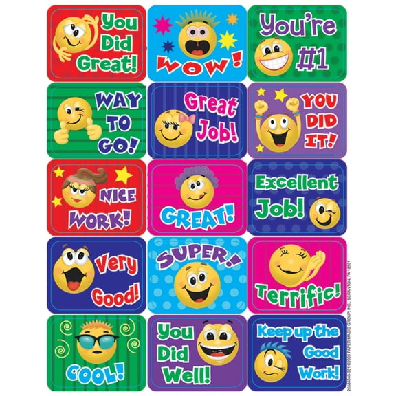 Eureka Eu-658404 Emoticons Success Stickers