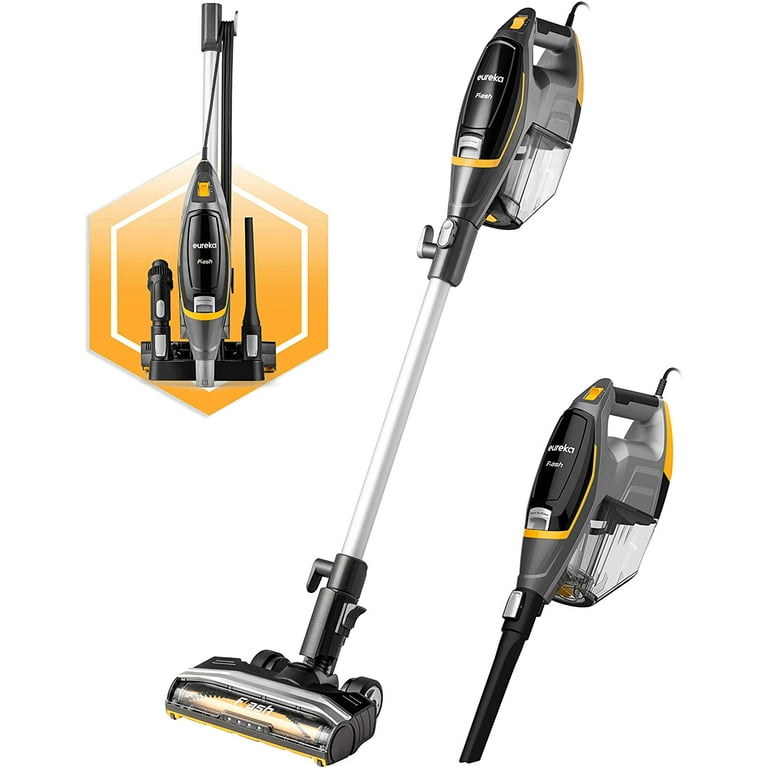 Eureka Home Lightweight Mini Cleaner for Carpet and Hard Floor Corded Stick  Vacuum with Powerful Suction for Multi-Surfaces, 3-in-1 Handheld Vac