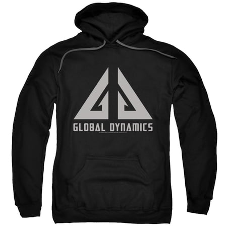 Eureka Global Dynamics Logo Adult Pullover Hoodie Sweatshirt Black