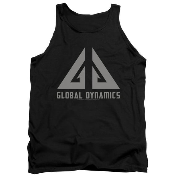 Eureka Global Dynamics Logo Adult Tank Top Black Black