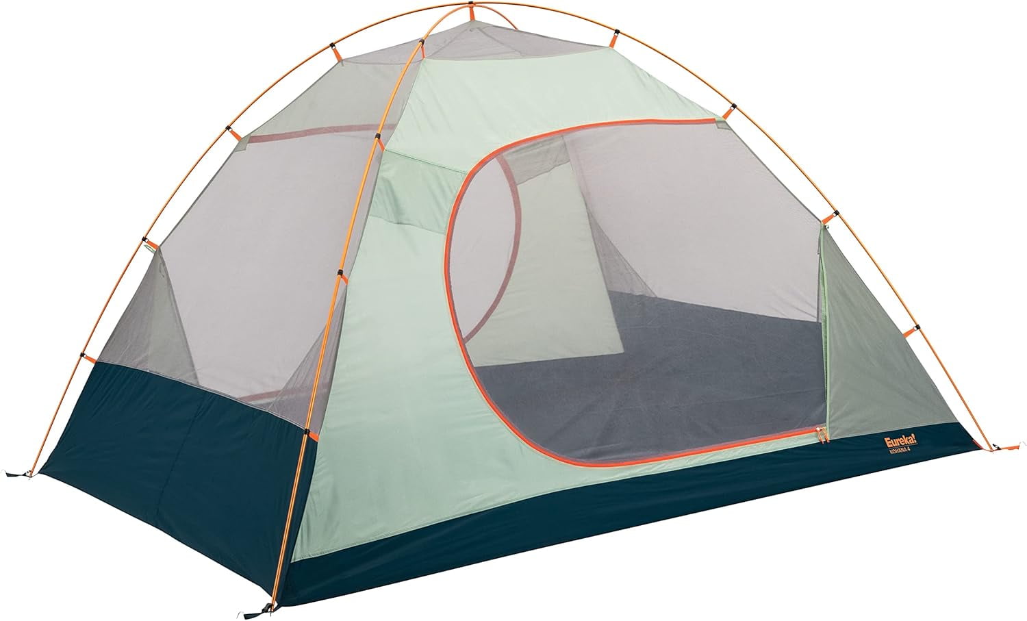 Eureka Kohana 4 Person Dome Tent with Orange Accents