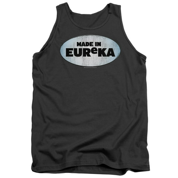 Eureka Made In Eureka Adult Tank Top Charcoal Charcoal