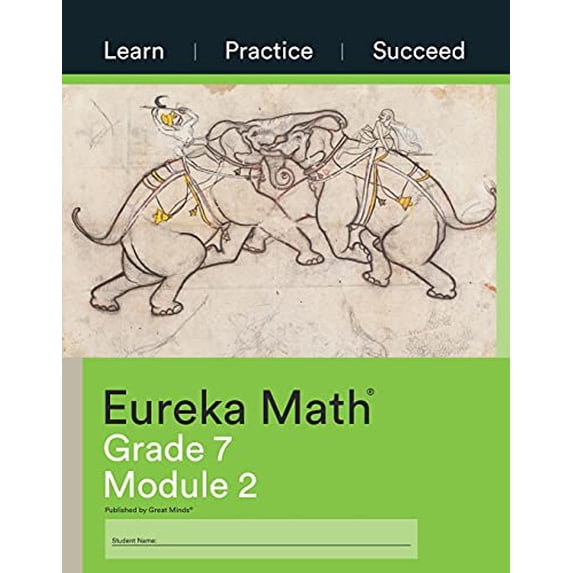 Pre-Owned Pre-Owned Eureka Math, Learn Practice Succeed, Grade 7 Module 2, c. 2015 9781640549739, 1640549730 Paperback