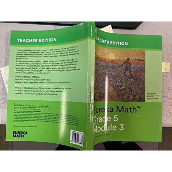 Pre-Owned Eureka Math - a Story of Units Grade 5 Teacher Edition Book #3 (Module 3) Grade 5 Teacher Edition Book #3 (Module 3)