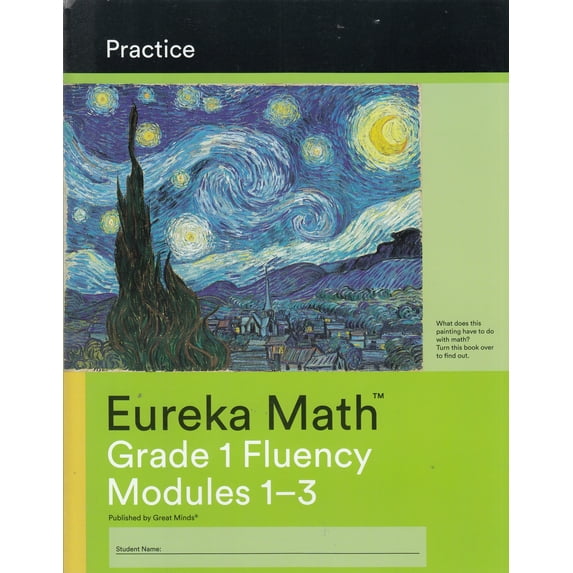 Eureka Math - a Story of Units: Practice Workbook, Grade 1 Fluency, Modules 1-3