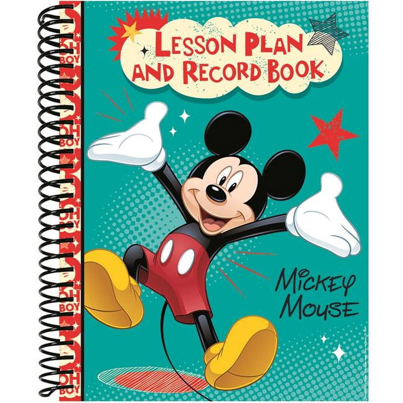 Eureka Mickey Lesson Plan & Record Book - Walmart.com
