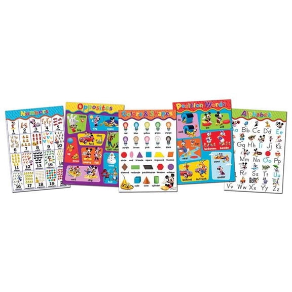 Eureka Mickey Mouse Clubhouse Beginning Concepts Bulletin Board Set