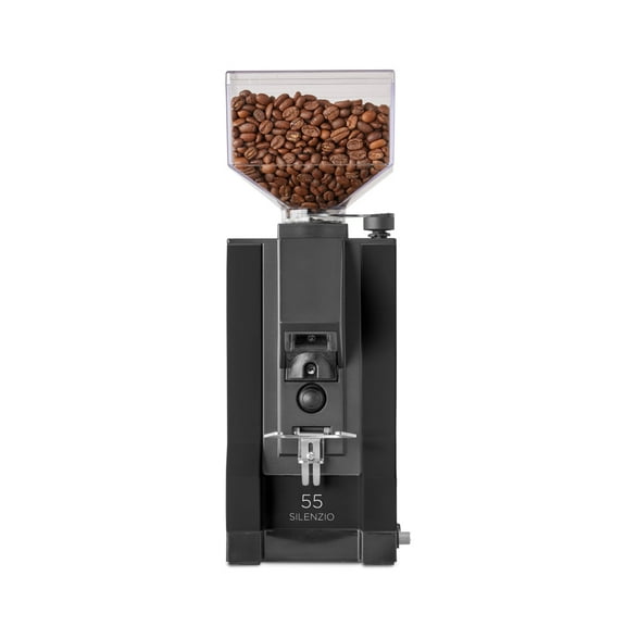 Eureka Mignon Silenzio 55 Espresso Grinder | 55mm Burrs | Stepless | Timed Dosing | (Black)
