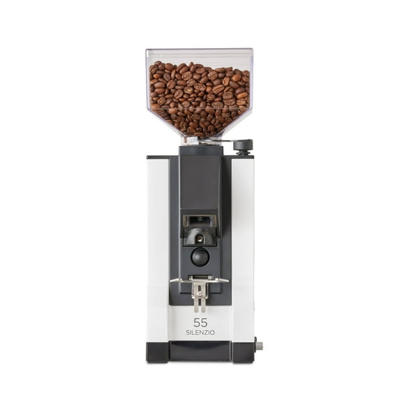 Eureka Mignon Silenzio 55 Espresso Grinder | 55mm Burrs | Stepless | Timed Dosing | (White)