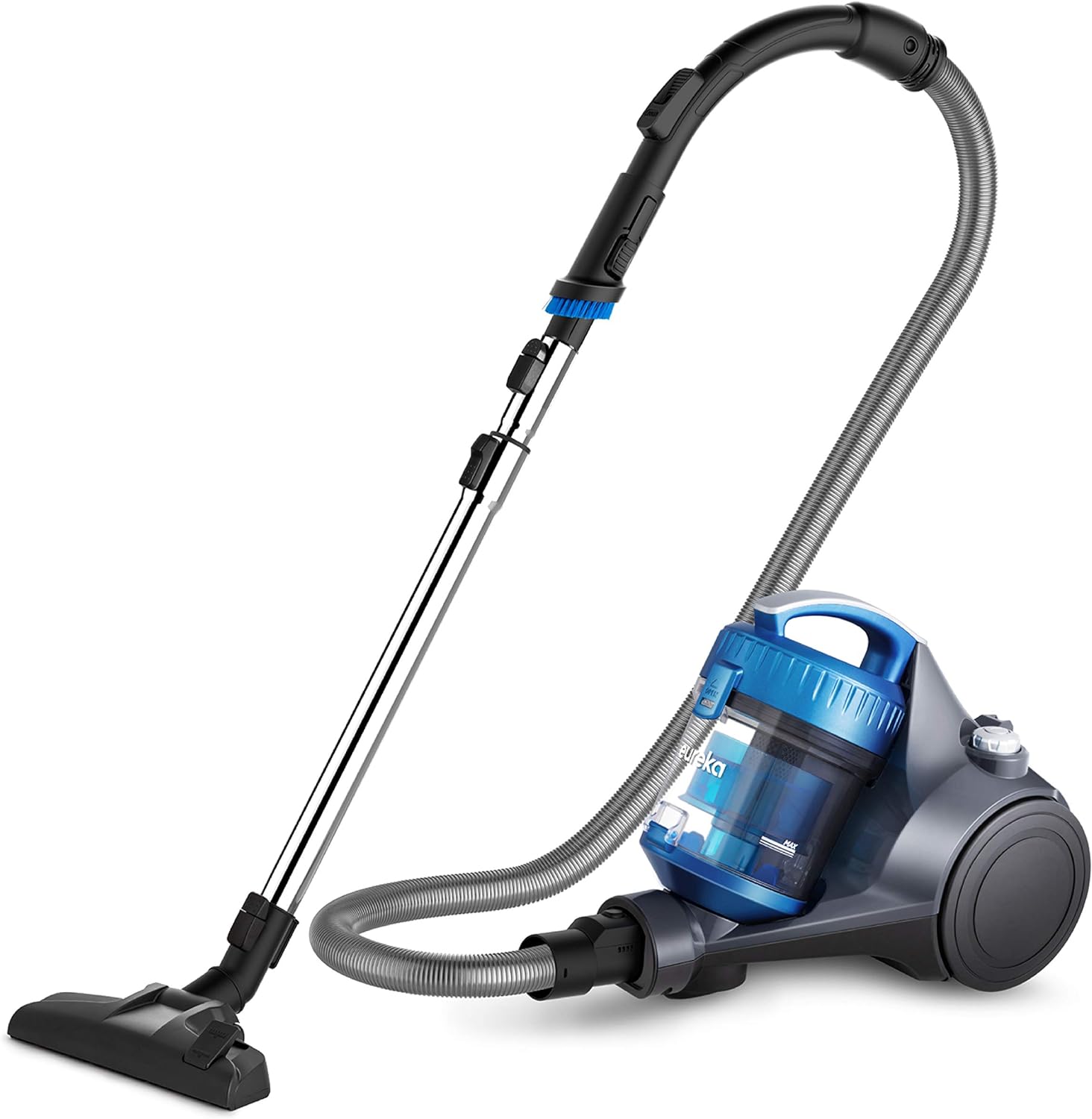Eureka NEN110A Bagless Canister Vacuum Cleaner, Lightweight Corded Vacuum for Carpets and Hard Floors, Blue - image 1 of 5