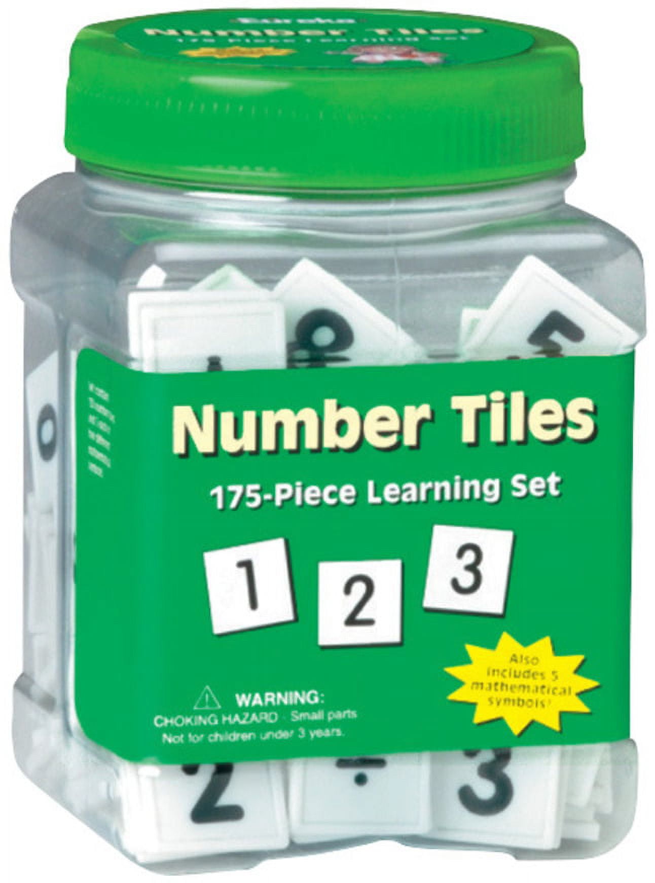 Eureka Number Tiles Learning Set, 175 Pieces