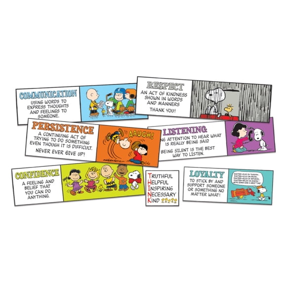 Eureka Peanuts Character Building Mini Bulletin Board Set - Walmart.com