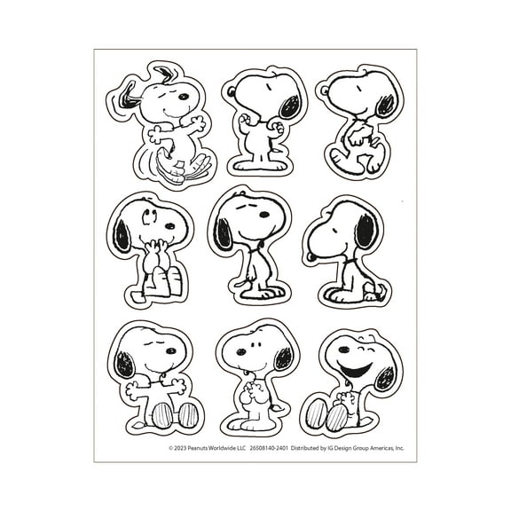 Eureka Peanuts Snoopy Giant Stickers (EU 650814)