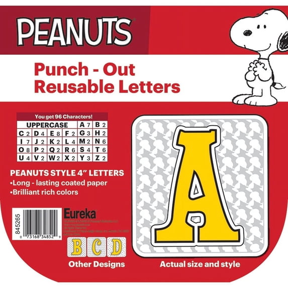 Eureka Peanuts Touch of Class