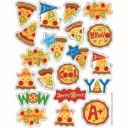 Eureka Pizza Scented Stickers - Pack of 6
