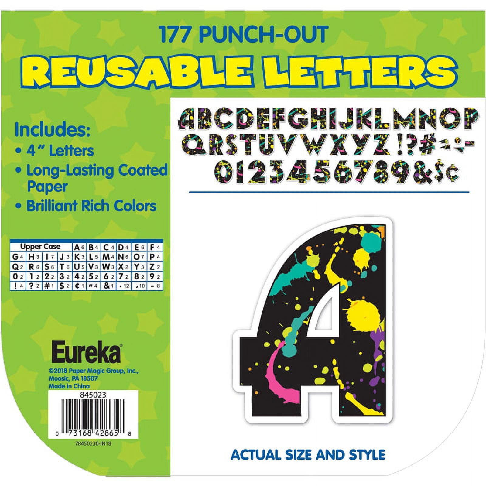 Letters Stickers - Theme from Eureka School Supplies - School Crossing