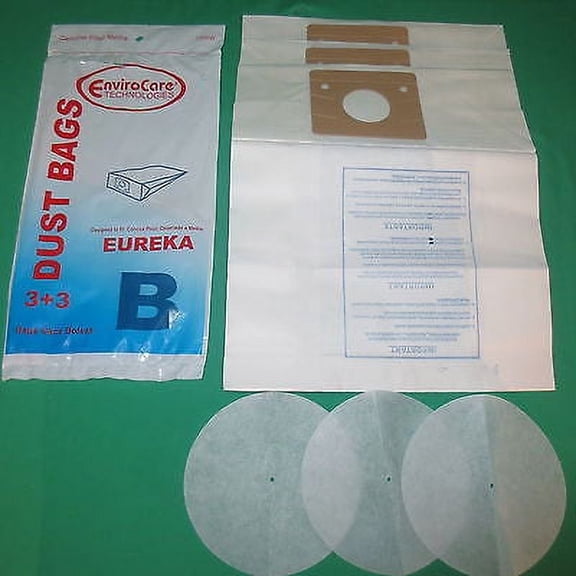 Eureka Sanitaire Style B & S Vacuum Cleaner Bags + Filters 52329, 1700, 3700 Vac [63 Bags + 63 Filters]