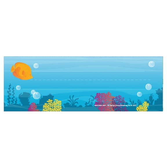 Eureka Seas the Day Name Plates, Pack of 36 (EU 843245)