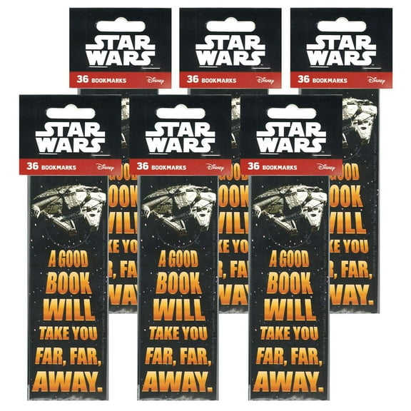 Eureka Star Wars Good Book Bookmarks, 36 Per Pack, 6 Packs