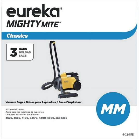Eureka 60295D Mighty Mite Canister Vacuum Disposable Bags, 3-Pack