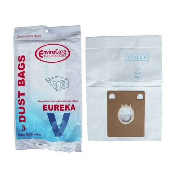 Eureka Style V Vacuum Bags Type Vac 52358B-6 Express Canister 154SW EnviroCare [75 Bags]