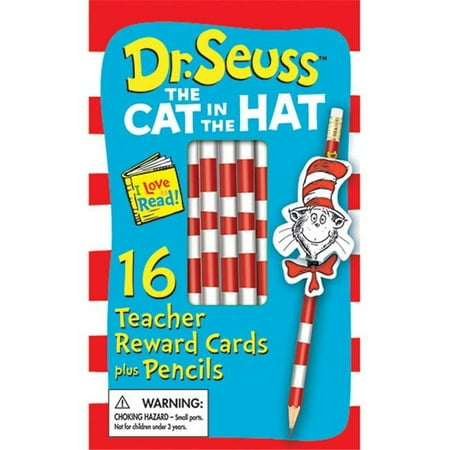 Eureka The Cat in the Hat Pencil Rewards with Toppers (610101)
