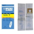 thumbnail image 1 of Micro Lined Anti-Bacterial Vacuum Cleaner Bags --Designed to Fit Eureka Bravo and Powerline (All Models Using Bag STYLE U) White-Westinghouse Upright (All Models Using Bag STYLE VIP 2030)--10 ct pack, 1 of 2