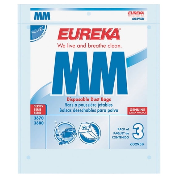 3 Eureka Englewood Marketing Group Type Mm Vac Cleaner Bag 60295C-6 Vacuum Cleaner Bags
