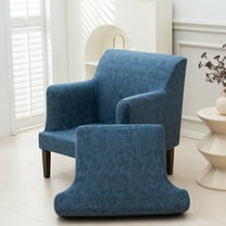 Eurhowing 2-Piece Wingback Chair Slipcover, Stretch Armchair Cover with Cushion Cover, Furniture Protector for Living Room