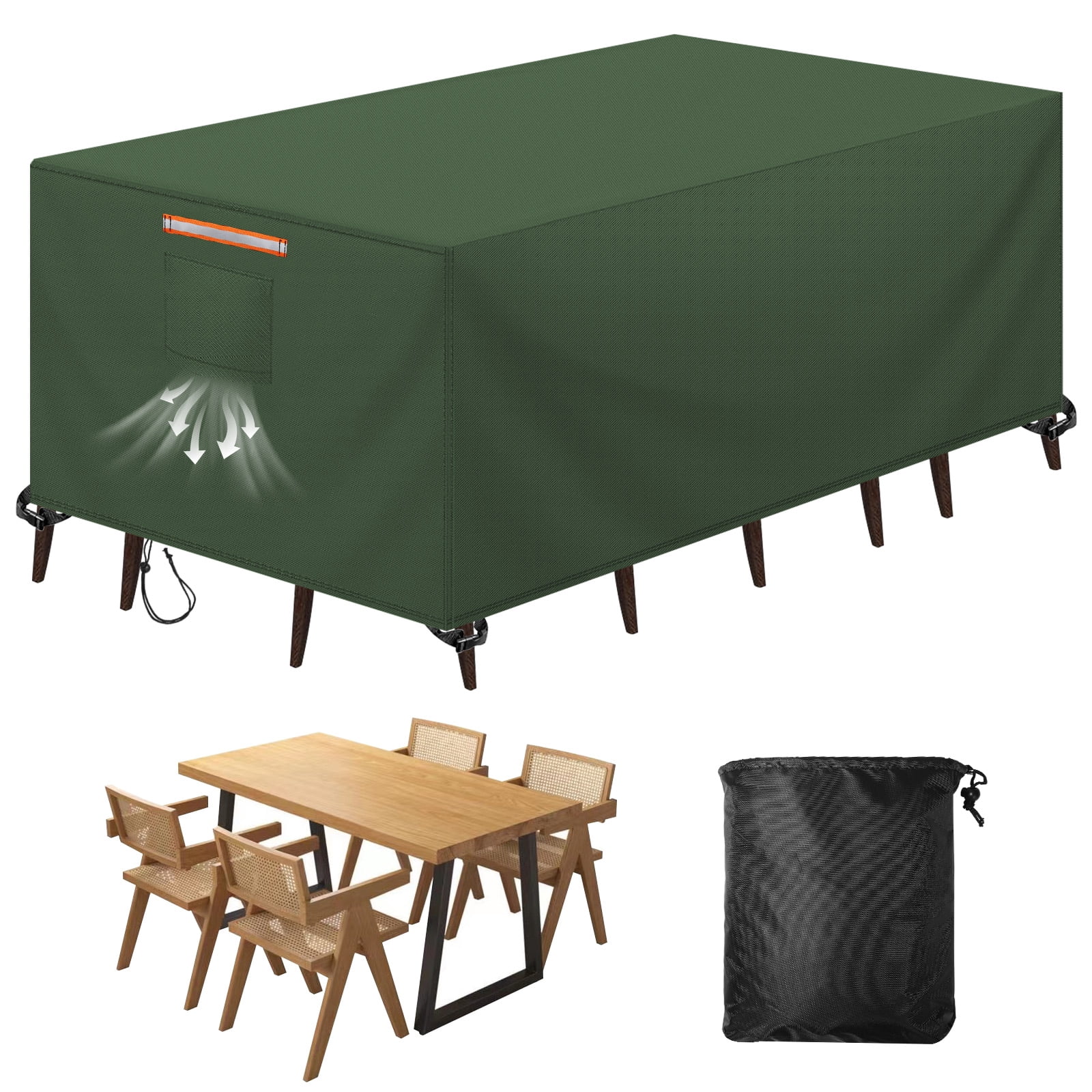Eurhowing 420D Patio Table Cover, 88