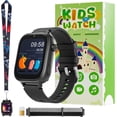 thumbnail image 1 of Eurhowing 4G Kids Smart Watch, Waterproof Kids Phone Watch, 2-Way Video Call, SOS Alert, Parent Control, Gift for Boys Girls Ages 3-12 (Black), 1 of 7