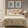 thumbnail image 1 of Eurhowing 51"×63" Fleece Throw Blanket for Couch, Super Soft Cozy Ribbed Blankets, Warm Fluffy Microfiber Bed Sofa Decor Blanket, Camel, 1 of 10