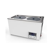Eurhowing 6L Digital Water Bath, Stainless Steel Laboratory Thermostatic Heater with 0.1 C Accuracy, 2 Selectable Openings for Experiment, Microbiology, and Chemistry Applications