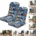 thumbnail image 1 of Eurhowing Adirondack Chair Cushions 2Pcs, 44x20x4 Inch Waterproof Outdoor Rocking Chair Cushion, High Back Chair Seat Pad for Patio Furniture, Print03, 1 of 11