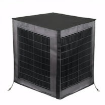 Eurhowing Air Conditioner Cover for Outside Units, Waterproof Universal AC Cover with Side Zipper, Mesh Breathable Winter Protector for 28x28x32in AC Unit