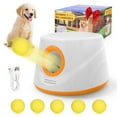 thumbnail image 1 of Eurhowing Automatic Ball Launcher for Dogs, Interactive Fetch Machine with 3-Level Distance(20-46ft) & 5 Balls, Dog Ball Thrower for Indoor & Outdoor Play, Orange, 1 of 7