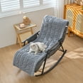 thumbnail image 1 of Eurhowing Corduroy Chaise Lounge Cushion, 71x22x3 Inch Thick Lounge Chair Cushion with Non-Slip Backing, Soft Plush Pad for Recliner Rocking Chair, Light Gray, 1 of 10