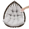 thumbnail image 1 of Eurhowing Egg Chair Cushion Replacement, 4.5" Thick Waterproof Non-Slip Hanging Basket Chair Pad, Outdoor Indoor Patio Swing Seat Cushion (Light Gray), 1 of 7