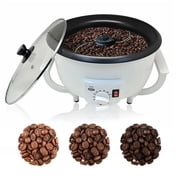 Eurhowing Electric Coffee Bean Roaster, 750g Capacity Household Roasting Machine, 0-240 C Adjustable Non-Stick Nut Popcorn Roaster, 110V, 800W