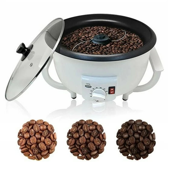Eurhowing Electric Coffee Bean Roaster, 750g Capacity Household Roasting Machine, 0-240C Adjustable Non-Stick Nut Popcorn Roaster, 110V, 800W
