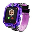 thumbnail image 1 of Eurhowing GPS SmartWatch, 4G Kids Phone Watch with 2 Way Video Call, Real-Time Location, SOS, Voice Chat, HD Touch Screen, Dual Camera, Gifts for Boys Girls Age 3-15, Purple, 1 of 10