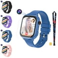 thumbnail image 1 of Eurhowing GPS SmartWatch, 4G Kids Phone Watch with SIM Card, Real-Time Location, SOS, 2 Way Video Call, Voice Chat, HD Touch Screen Camera, Gifts for Boys Girls Age 3-12 (Blue), 1 of 9